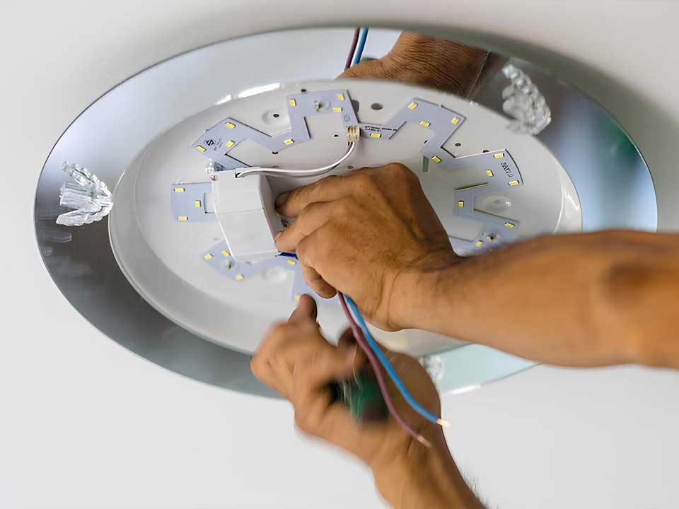Pickard Electricals LED light installation